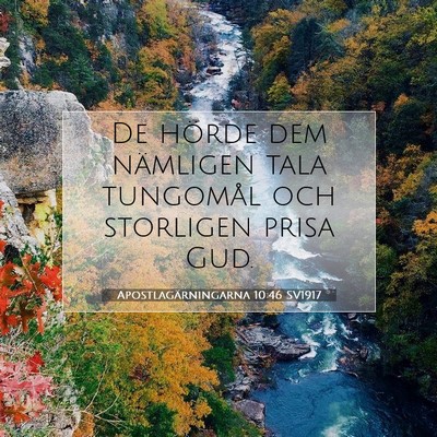 Apostlagärningarna 10:46 Bibelvers Förklarad