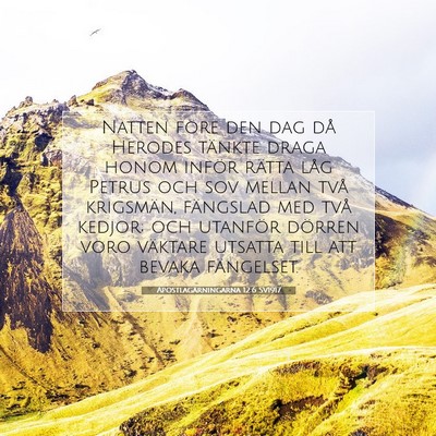 Apostlagärningarna 12:6 SV1917 Bild av bibelvers
