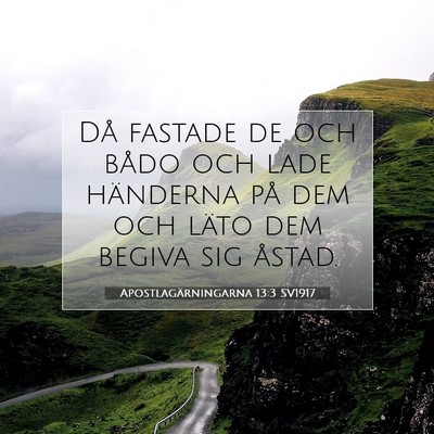 Apostlagärningarna 13:3 Bibelvers Förklarad
