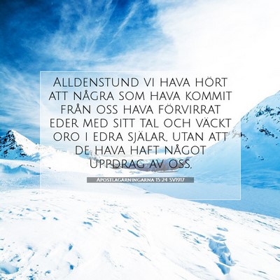 Apostlagärningarna 15:24 SV1917 Bild av bibelvers