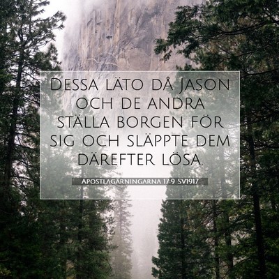 Apostlagärningarna 17:9 Bibelvers Förklarad