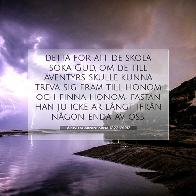 Apostlagärningarna 17:27 Bibelvers Förklarad