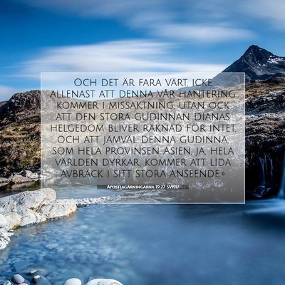 Apostlagärningarna 19:27 SV1917 Bild av bibelvers