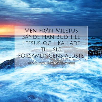 Apostlagärningarna 20:17 Bibelvers Förklarad