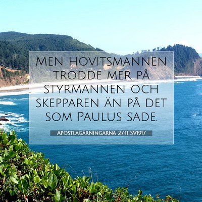 Apostlagärningarna 27:11 Bibelvers Förklarad