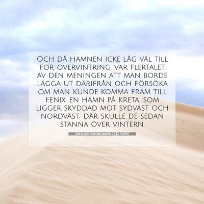 Apostlagärningarna 27:12 Bibelvers Förklarad
