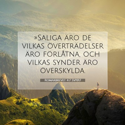 Romarbrevet 4:7 SV1917 Bild av bibelvers