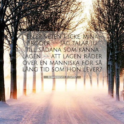 Romarbrevet 7:1 Bibelvers Förklarad