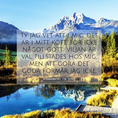 Romarbrevet 7:18 Bibelvers Förklarad