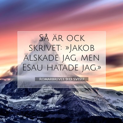 Romarbrevet 9:13 Bibelvers Förklarad