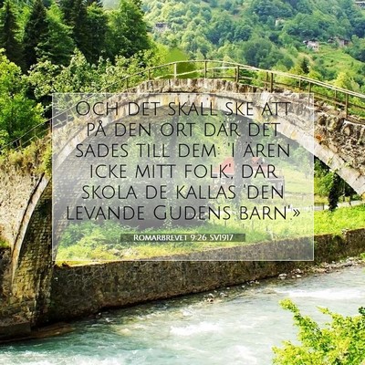 Romarbrevet 9:26 Bibelvers Förklarad
