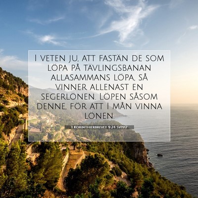 1 Korinthierbrevet 9:24 Bibelvers Förklarad