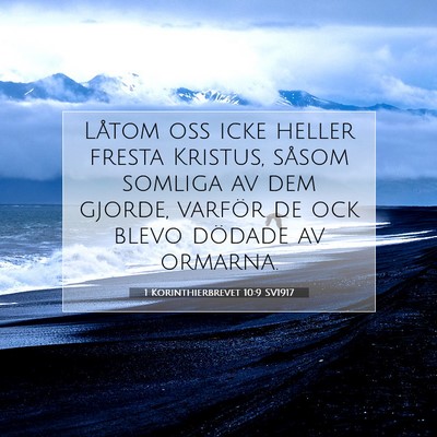 1 Korinthierbrevet 10:9 Bibelvers Förklarad
