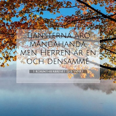 1 Korinthierbrevet 12:5 Bibelvers Förklarad