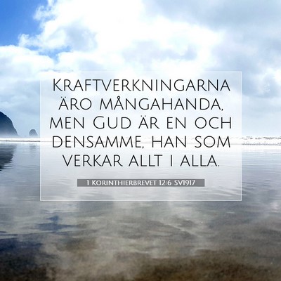 1 Korinthierbrevet 12:6 Bibelvers Förklarad