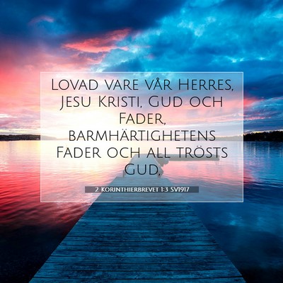 2 Korinthierbrevet 1:3 SV1917 Bild av bibelvers
