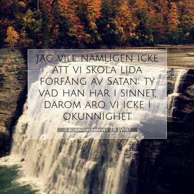 2 Korinthierbrevet 2:11 Bibelvers Förklarad