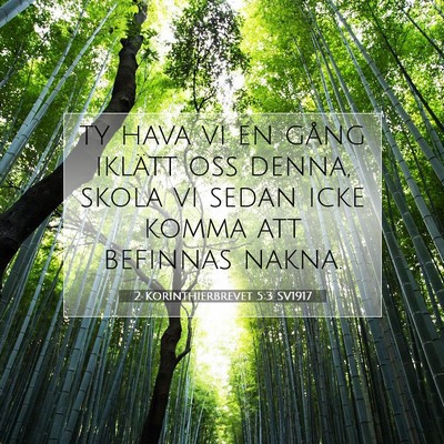 2 Korinthierbrevet 5:3 Bibelvers Förklarad