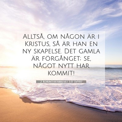2 Korinthierbrevet 5:17 SV1917 Bild av bibelvers