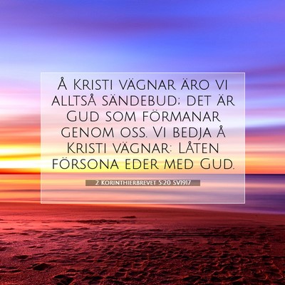 2 Korinthierbrevet 5:20 SV1917 Bild av bibelvers