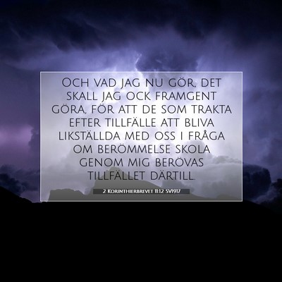 2 Korinthierbrevet 11:12 SV1917 Bild av bibelvers