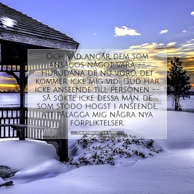 Galaterbrevet 2:6 SV1917 Bild av bibelvers