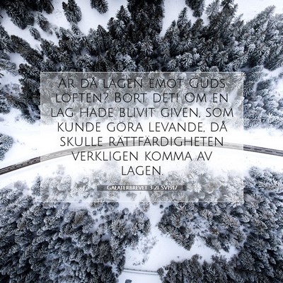 Galaterbrevet 3:21 SV1917 Bild av bibelvers