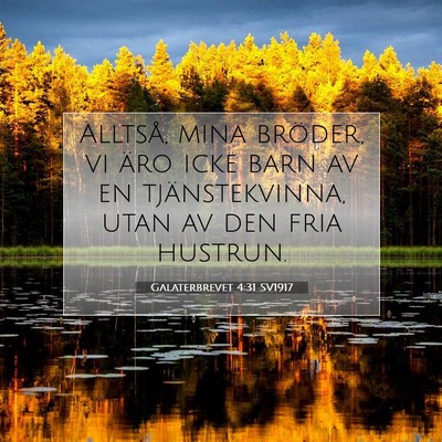 Galaterbrevet 4:31 Bibelvers Förklarad