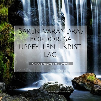 Galaterbrevet 6:2 SV1917 Bild av bibelvers