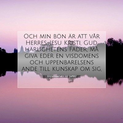 Efesierbrevet 1:17 SV1917 Bild av bibelvers