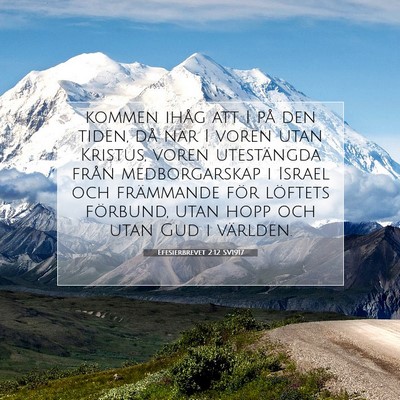 Efesierbrevet 2:12 SV1917 Bild av bibelvers
