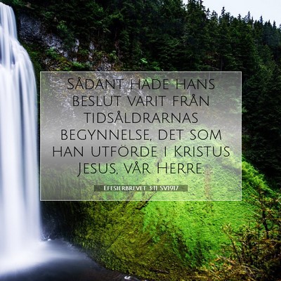 Efesierbrevet 3:11 SV1917 Bild av bibelvers