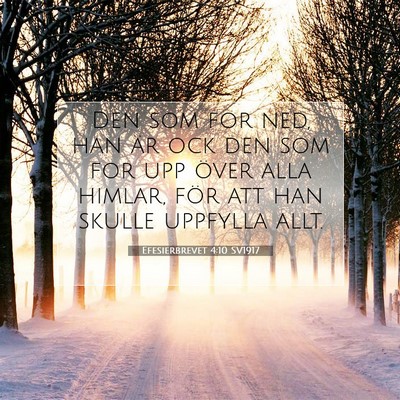Efesierbrevet 4:10 SV1917 Bild av bibelvers