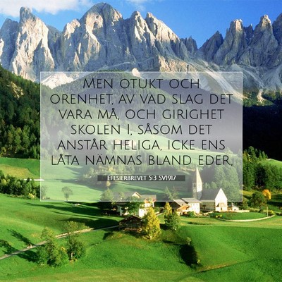 Efesierbrevet 5:3 SV1917 Bild av bibelvers