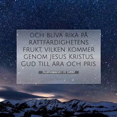 Filipperbrevet 1:11 Bibelvers Förklarad