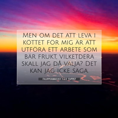 Filipperbrevet 1:22 Bibelvers Förklarad