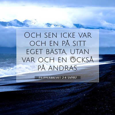 Filipperbrevet 2:4 SV1917 Bild av bibelvers