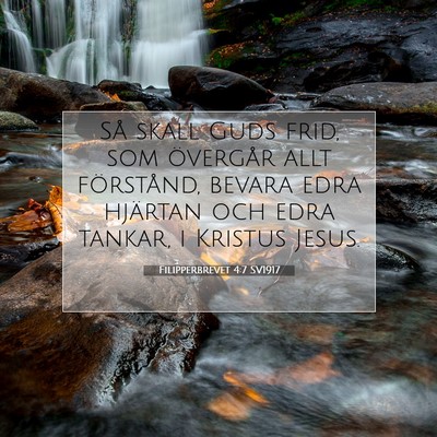 Filipperbrevet 4:7 SV1917 Bild av bibelvers