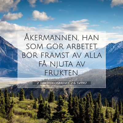 2 Timotheosbrevet 2:6 Bibelvers Förklarad
