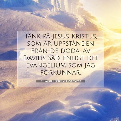 2 Timotheosbrevet 2:8 Bibelvers Förklarad