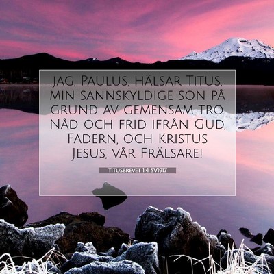 Titusbrevet 1:4 Bibelvers Förklarad
