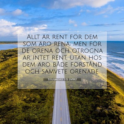 Titusbrevet 1:15 Bibelvers Förklarad