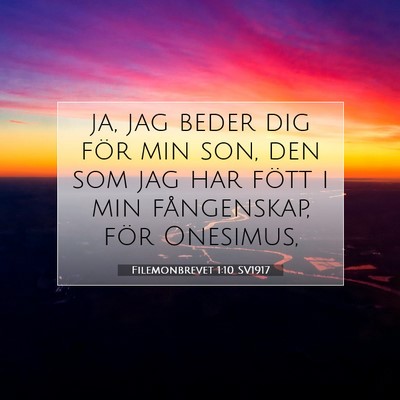 Filemonbrevet 1:10 Bibelvers Förklarad