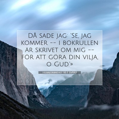 Hebreerbrevet 10:7 Bibelvers Förklarad