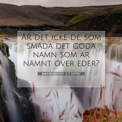 Jakobsbrevet 2:7 Bibelvers Förklarad