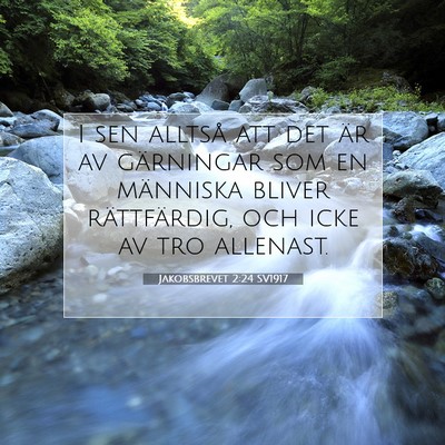 Jakobsbrevet 2:24 Bibelvers Förklarad