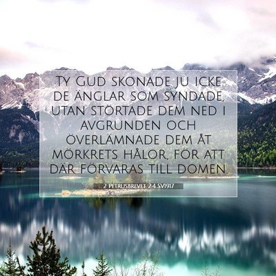 2 Petrusbrevet 2:4 SV1917 Bild av bibelvers