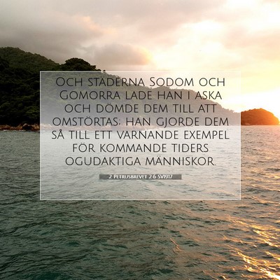 2 Petrusbrevet 2:6 Bibelvers Förklarad