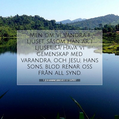 1 Johannesbrevet 1:7 Bibelvers Förklarad