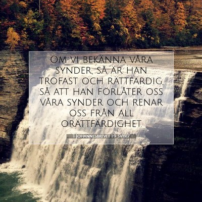 1 Johannesbrevet 1:9 Bibelvers Förklarad